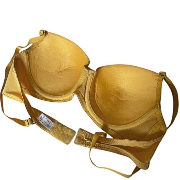 Mamia 2-Pack White & Orange Underwire Bra Set Multi-Color Value Pack Bundle 36C - Picture 5 of 6